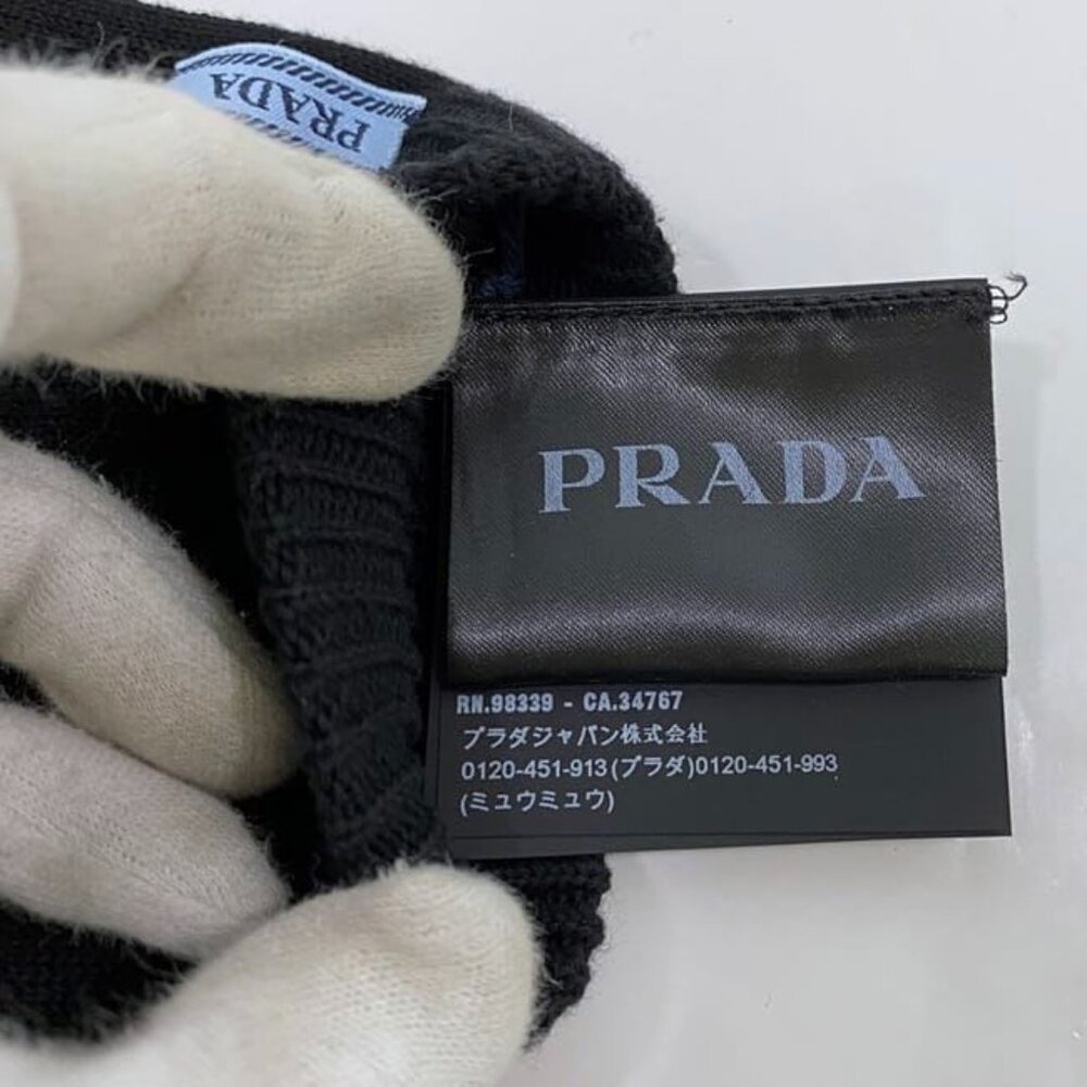 Prada Gloves Black Nero Dna615 Never - Picture 7 of 8